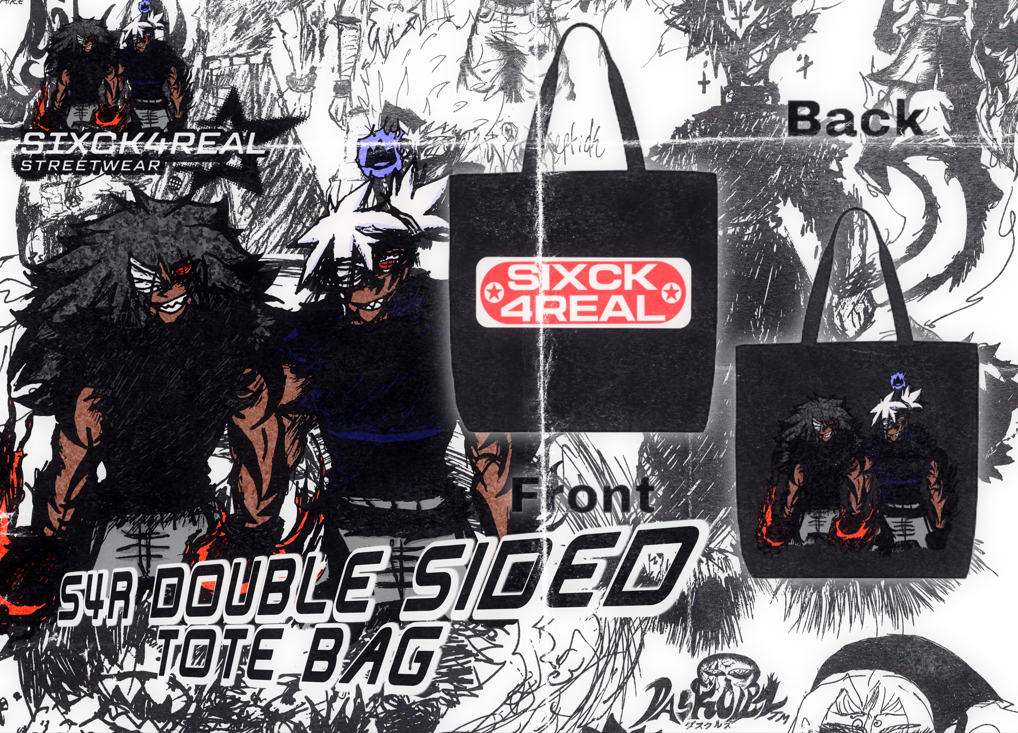 DOUBLE J Tote Bag